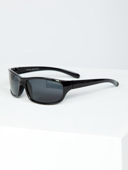 Czarne okulary przeciwsłoneczne Denley PLS12