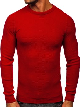 Czerwony sweter męski Denley 4629