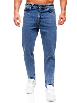 Granatowe spodnie jeansowe męskie regular fit Denley GT24