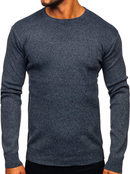 Granatowy sweter męski Denley S8165