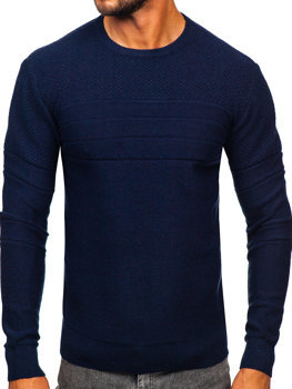 Granatowy sweter męski Denley SL15-2318