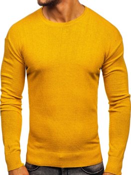 Sweter męski żółty Denley 0001