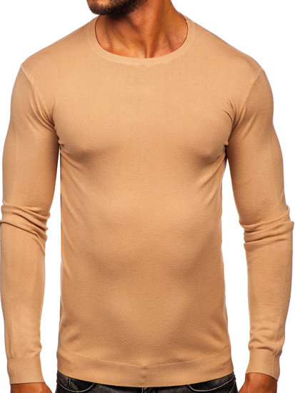 Beżowy sweter męski Denley MMB602