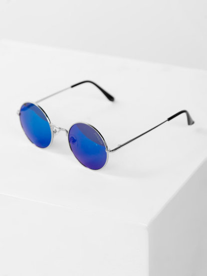 Niebieskie okulary przeciwsłoneczne lenonki P25