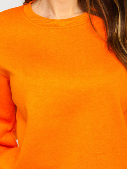 Pomarańczowy komplet dresowy damski Denley 0001